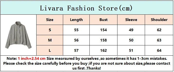 Women Casual Plaid Short Trench Coat Lapel Double Breasted Belted Waist Loose Long Sleeve Checkered Jacket Autumn Windbreaker