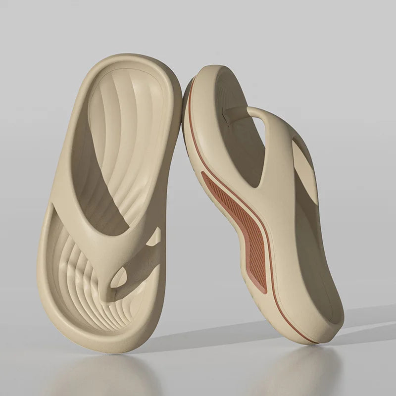 2026 New Leisure Indoor Street Flip Flops For Women Men House Shoes Soft EVA Light Weight Beach Slippers Couples Bathroom Slides