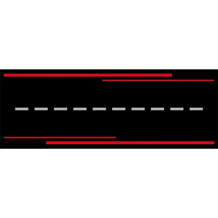 VIKAMA Motorcycle Display Mat Durable Anti Slip Racing Runner Rug Garage Parking Floor Mat Home Decoration