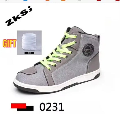 Motorcycle Boots Motos Riders Protective Boots Waterproof Non-slip Motocross Mountain Racing Shoes Casual Shoes Botas Para Moto