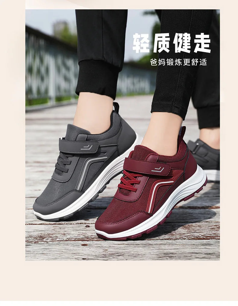 Women's Autumn New Shoes Breathable and Comfortable Walking Shoes Winter Sneakers Women Velcro Sneakers  Casual Shoes