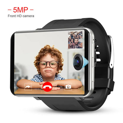 DM100 4G Android Sports Smart Watch 2.86 Inch IPS Screen 3G RAM 32G ROM BT4.0 5MP Camera 2700mAh Battery NFC GPS WiFi Smartwatch