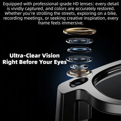 Real-time Translation AI Smart Glasses Anti-Blue Light Wearable Tech Smart Video Glasses Bluetooth Audio AI Voice