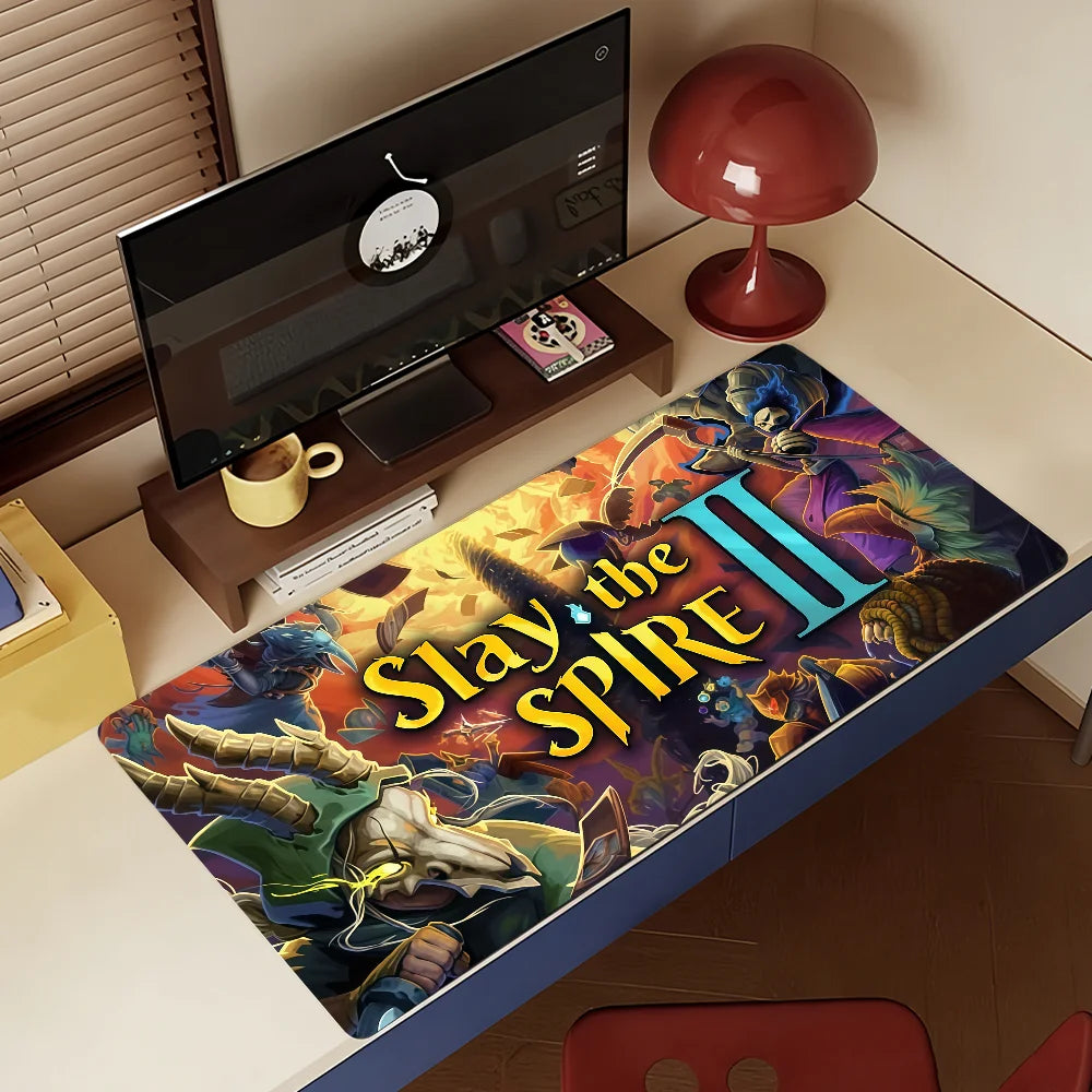 Game Slay the Spire  Mouse Pad Non-slip Rubber Computer Mat Gamer Balance Decoracion Deskmat Laptop Office Large