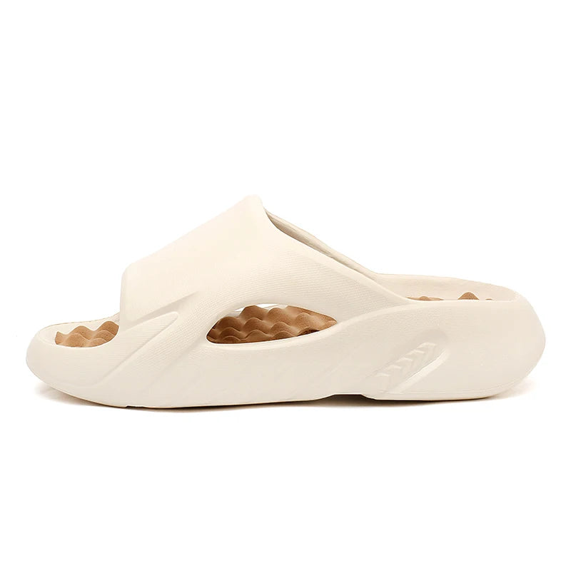 Men Massage Slippers Indoor Outdoor Sandals Beach Casual Shoes Comfortable Soft Slides Flip-flops Men's Sandals Big Size 46 47