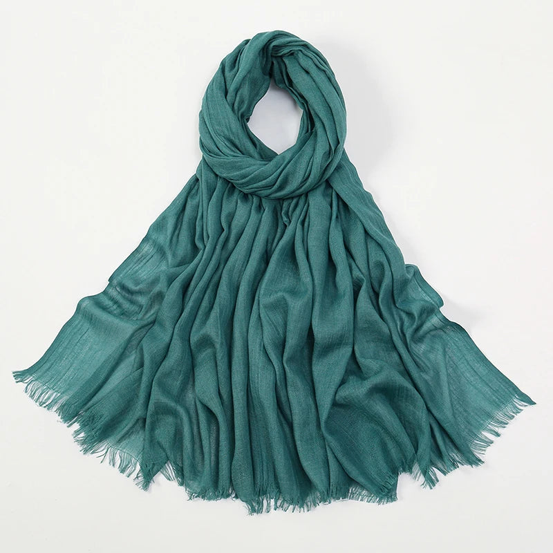 55 Color 110x180cm Big Size Modal Muslim Jersey Hijab Women Solid Scarf Ramadan Long Shawl Plain Soft Turban Wraps Headband