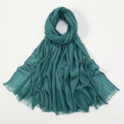55 Color 110x180cm Big Size Modal Muslim Jersey Hijab Women Solid Scarf Ramadan Long Shawl Plain Soft Turban Wraps Headband
