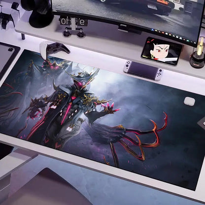 Game Warframe Mouse Pad Multiple Sizes Large Square Computer Office Game Table Mats Rubber Anti-slip Mousepads