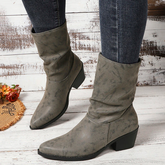 Winter Elegant Pointed and Sexy Low Heeled Casual Riding Boots Fashionable Best Selling New Comfortable Large Size Women's Boots
