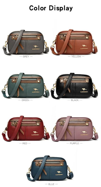 Genuine  3 Layers Luxury Designer Purses and Handbags Women Bag High Quality Leather Shoulder Sac  Bags for Women 2024Sac A Main