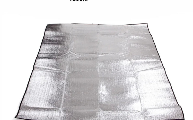 Camping Mat Foam Foil Blanket  Aluminum Insulation Foam Foil Mat Sleeping Pad Thermal Outdoor Tent Footprint Reflecting Heat