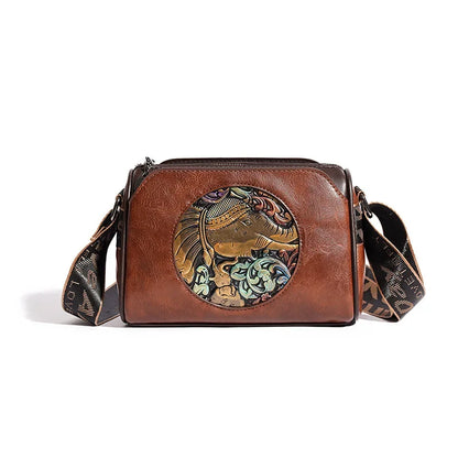 Women Crossbody Bag for Women Elephant Bags Fashion Print High Quality Leather Shoulder Bag Messenger Bags Sac a Main
