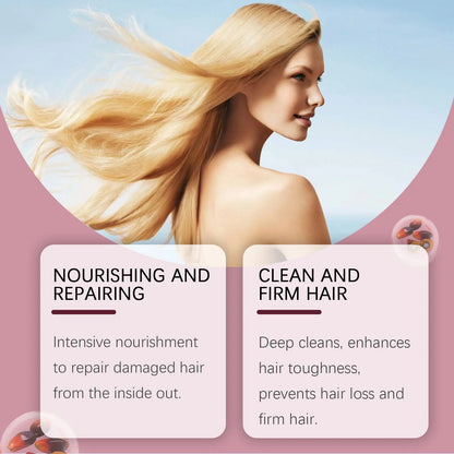 EELHOE Natural Batana Oil Deep Moisturizing Smooth Thick Hair Growth Shampoo and Conditioner for Damaged Hair Keratin Treatment