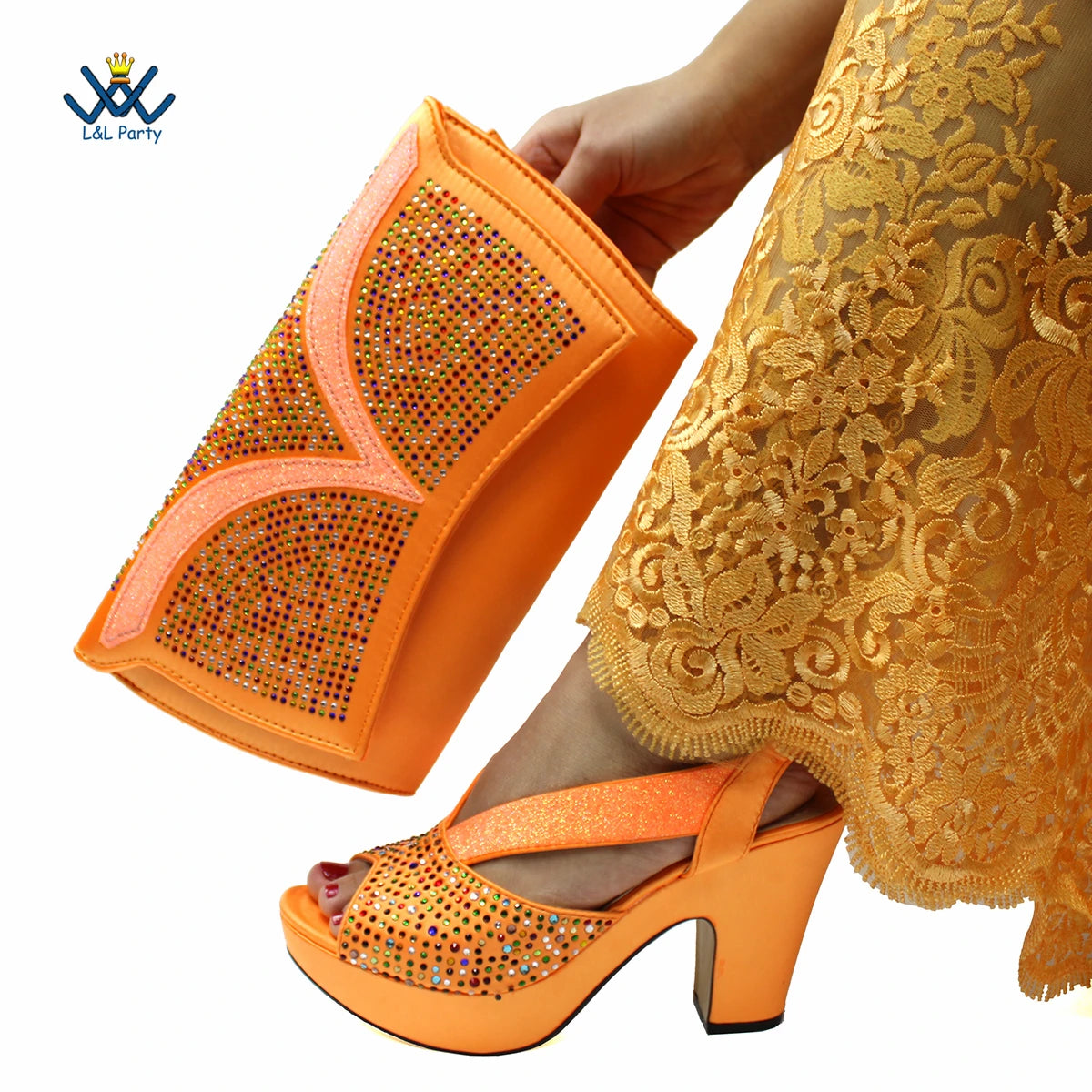 Fashionable Italian Mature Style African Sets Black Color Nigerian Shoes Matching Bags for Royal Wedding Party