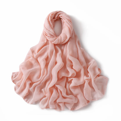 New Big Size Solid Rayon Modal Hijab Scarf Women Muslim Headscarf Wraps Shawl Femme Musulman Headband Islamic Turban 190*85cm
