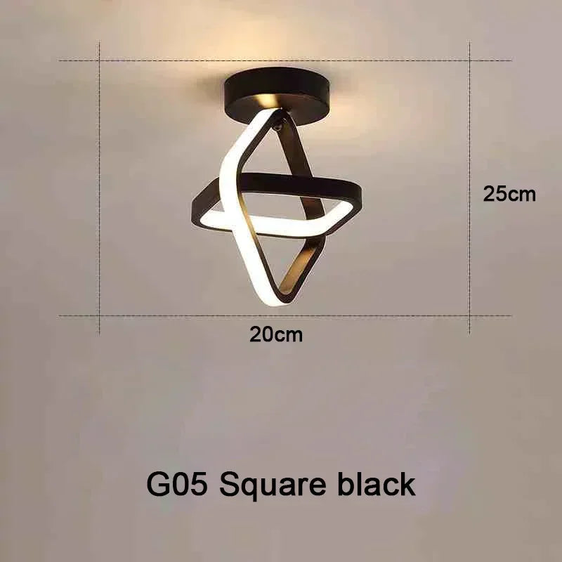 LED Strip Aisle Ceiling Lights Modern Minimalist Living Room Lamps For Balcony Entrance Home Decor Fixtures various styles