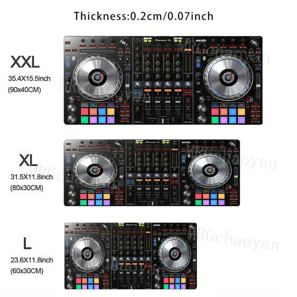 Mouse Pad Music Radio Dj Panel Gamer printon demand Custom Computer MousePad Natural Rubber Office Soft PC Accessory Desktop Pad