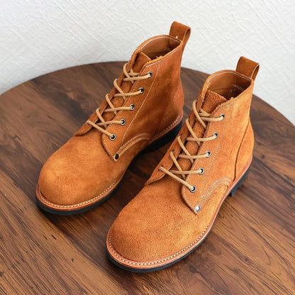 M43 RockCanRoll Super Quality Size 38-44 Handmade Welted Durable Italian Cowhide Boot Footwear