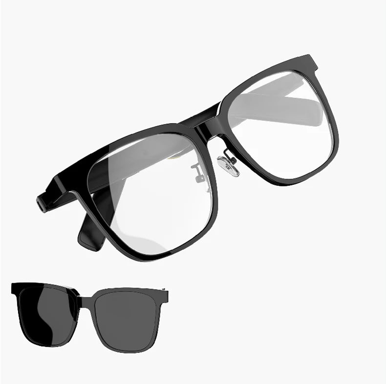 2-in-1 Smart Glasses With Magnetic Lenses Versatile, Clear Vision Enhanced Comfort TWS SG18pro