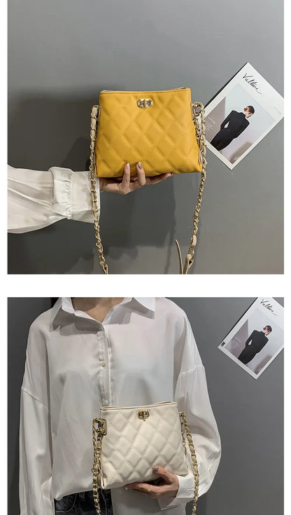 Design Handbag Shoulder Bags for Women Small Luxury Crossbody Bag High Quality Soft Leather Purse New Ladies Small Square Bag