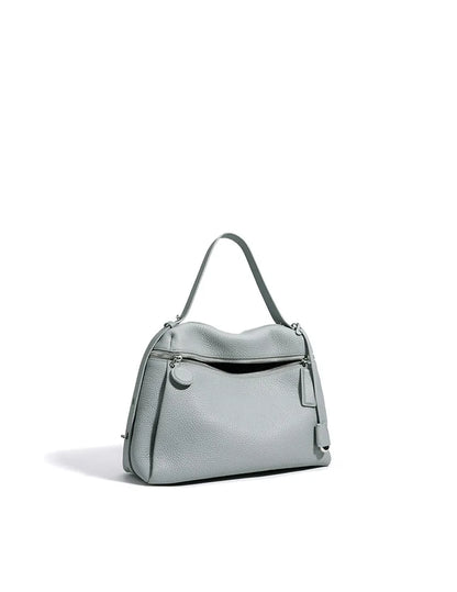 First Layer Cow Leather 33cm Tote Bag Fashionable Women's Bag New Design Large Capacity Soft Portable Shoulder Crossbody Bag