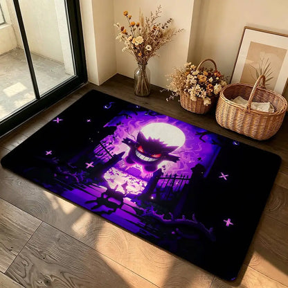 Anime Cute G-Gengar Carpet Bathroom Anti-slip Mat Door Mat Home Decoration Mat Entrance Door Mat Scratch-resistant Door Mat