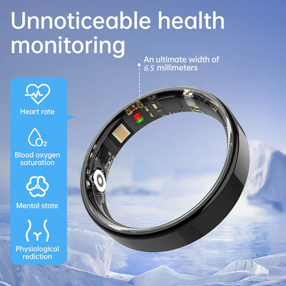 2026 SIMSONLAB New Smart Ring for Men Women Gift Bluetooth Call Blood Pressure Monitor Heart Rate 5ATM Waterproof for Xiaomi