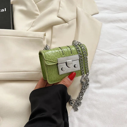 Chain Female Bag Mini Summer Crossbody Bags for Women Fashion Luxury Designer Handbag Women's 2025 Trend Woman Shoulder Purse