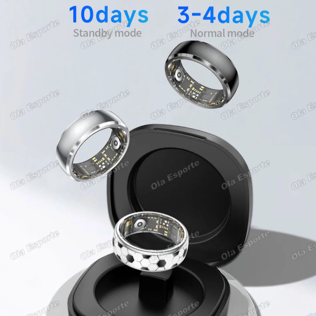 New Incoming Call Vibration Reminder Smart Ring 2026 Gesture Control Messages Alarms Health Monitor Sports Smartring Men Women