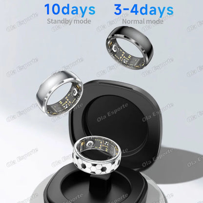 New Incoming Call Vibration Reminder Smart Ring 2026 Gesture Control Messages Alarms Health Monitor Sports Smartring Men Women