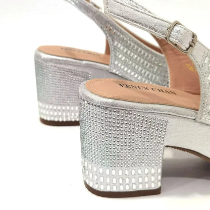 High Heels 2024 Women's Purple Luxury Designer Split Square Toe Rhinestone Wedding Shoes and Wedding Set