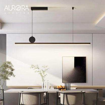 Pendant Lights Modern Simple Dining Room Lights For Kitchen Long Chandelier Living Room Pendant Lamp Home Decoration Lighting