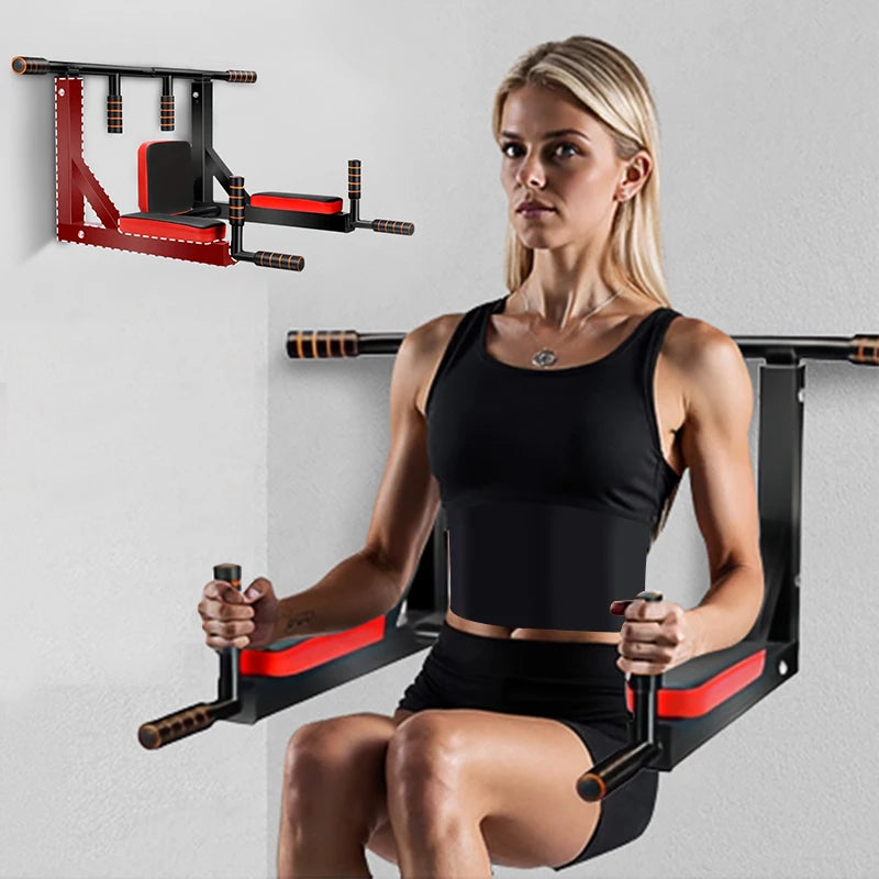 Multifunctional Wall-Mounted Pull-Up Bar, The Upward Pull-Up Bar Is Used for Indoor Home Gym Workouts, Pull-Up Fitness Support