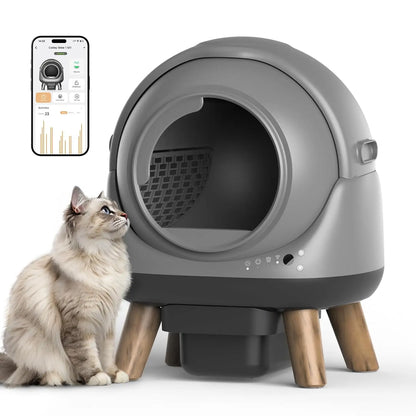 G1 Automatic Self-Cleaning Cat Litter Box,Smart APP Control & Health Monitoring,for Multiple Cats, Custom