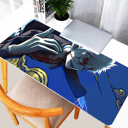 Mouse Pad Laptop Purple Japan Anime Gojo Mousepad XXL Non Slip Keyboard Rug PC J-jujutsu K-kaisen Extended Desk Mat For Boy Gift