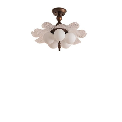 French Ceiling Lamp American Retro Bedroom Chandelier Lights Study Room Master Bedroom Lamp Suspension Luminaire