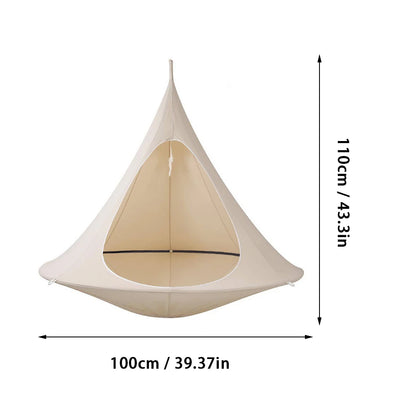 Hanging Chair Hammock, Portable Butterfly Shaped Swing Hanging Chair, 1200D Oxford Fabric Waterproof Casual Hanging Double Swing For Indoor Bedroom Living Room Decor, Outdoor Patio Garden And Camping
