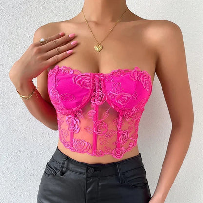 Sexy Summer Cropped Shirt Women Corset Camis Club Shaper Ladies Crop Tops Ropa Blusas Tank Top Woman Clothing Camiseta Mujer