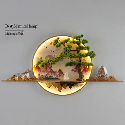 COLIN Modern Picture Wall Light LED Chinese Creative Landscape Mural Sconce Lamp For Home Living Room Study Bedroom Decor