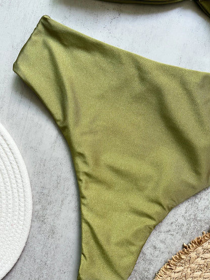 Bandeau Bikini Push Up Women Swimsuits 2026 Sexy Female Swimwear Brazilian Bikini Set Thong Biquini Swim Suits Solid Beachwear