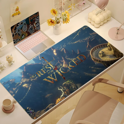 No R-Rest for the W-Wicked Mouse Pad Non-slip Thickened MousePad Large Writing Lockedge Office Student Gaming Cushion