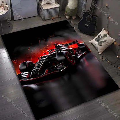 Next Day Shipping Top Racing Printed Carpet Rug for Living Room Bedroom Sofa, Home Decor Large Sizes Mat Gift for Racing Lovers