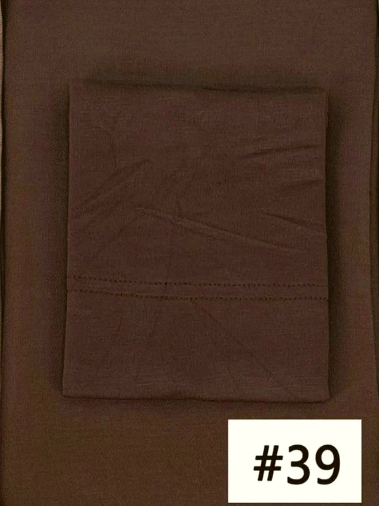 84colors Modal Hijab with Modal Undercap Set Basic Stretchy Pullover Headscarf Thin Breathable Sunscreen Head Wrap Hijabs Scarf