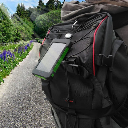 Solar Power Bank 100000mAh Waterproof Portable Solar Panel Charger Powerbank for iPhone16 Samsung Huawei Xiaomi External Battery