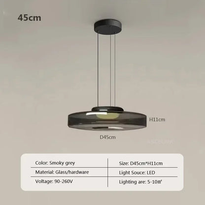 Nordic LED Glass Chandelier for Restaurant Bedroom Dining Room Table Glass Pendant Lights  Home Decoration