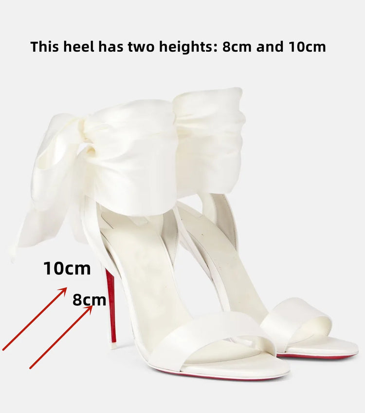 2026European and American Summer New Ankle Strap Women's Slim High-heeled Sandals Fashionable and Sexy Party Wedding Sandals