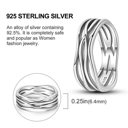 2026 New 925 Sterling Silver Rings Zircon Sparkling CZ Rings Rings For Women Original Wedding Fine Jewelry Accessories Gifts