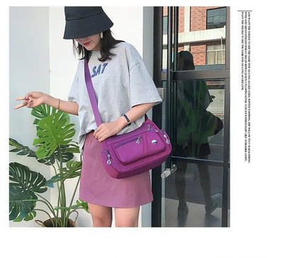 Fashion Casual Crossbody Shoulder Bag Women Bag Nylon Waterproof Messenger Bags For Lady Handbags High Quality Multifunctional
