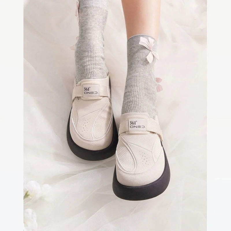 361 Degrees YY Bokken Women's Slippers Casual Wear Soft Comfortable No shoelaces Convenient Female Outdoor Slippers 682626705