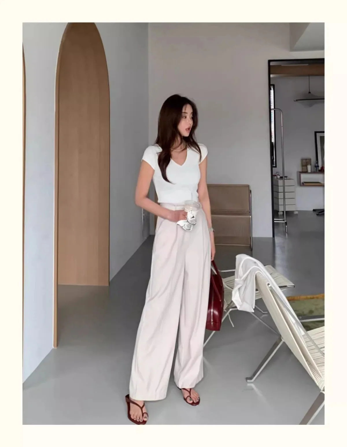 Women's Minimalist Thin Strap Sandals 2026 New Summer Flip Flops Elegant Clip Toe Flat Slides Casual Beach Shoes for Ladies